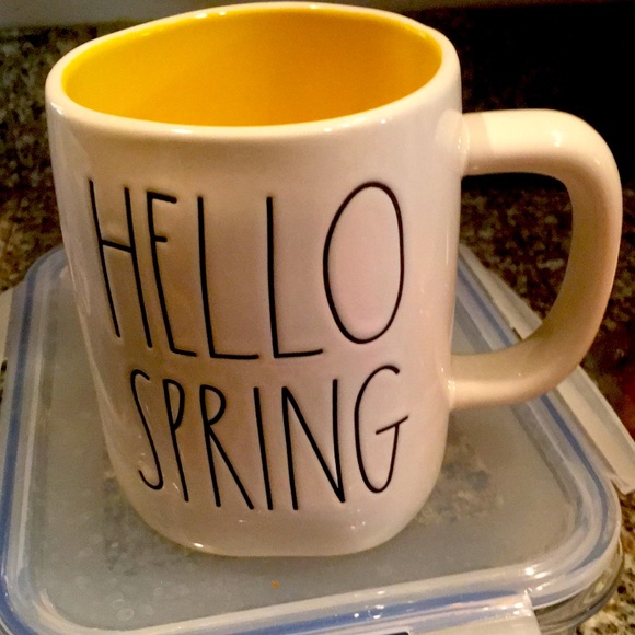 New Rae Dunn Hello Spring Mug - Picture 1 of 5